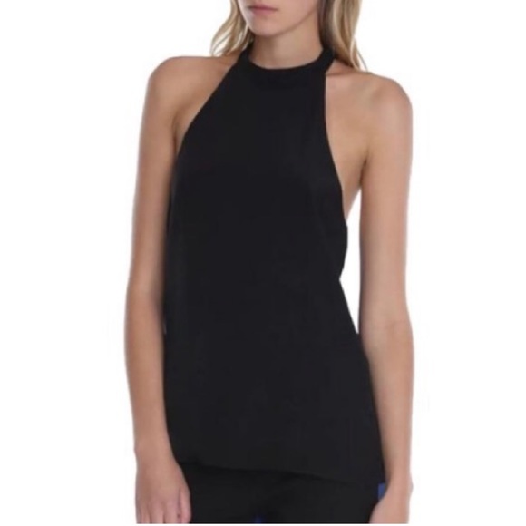 Tibi Tops - Tibi Silk Halter top